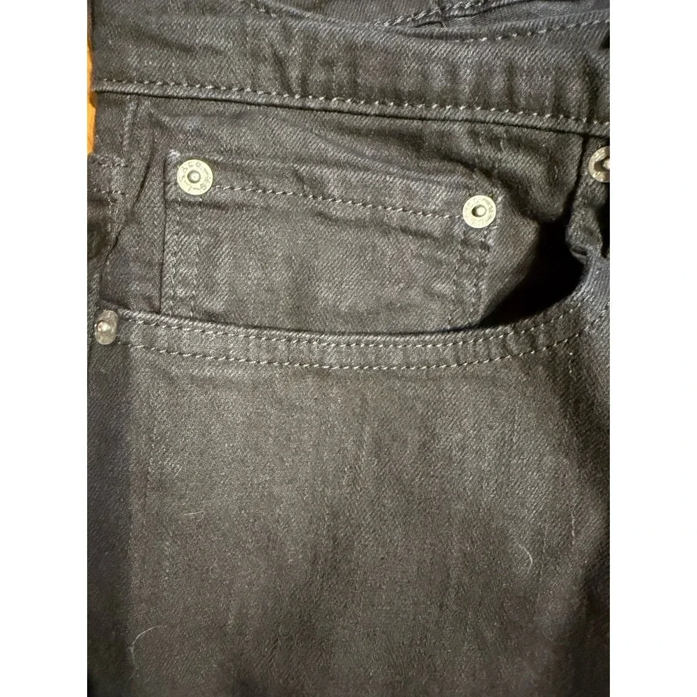 Levis 559 Jeans Mens 34x32 Black Dark Wash Relaxed Straight Stretch Denim Casual